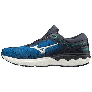 Tenis Para Correr Mizuno Wave Skyrise Hombre Azules/Blancos/Negros | Mexico-586937